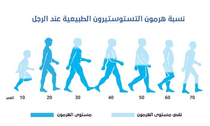 نسبة هرمون التستوستيرون الطبيعية عند الرجل