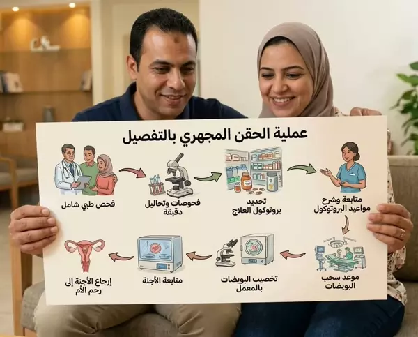 عملية الحقن المجهري بالتفصيل